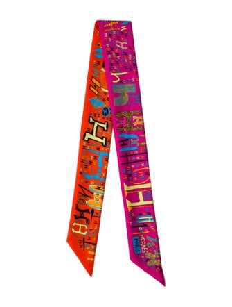 Hermès 1001 H Silk Twilly Scarf