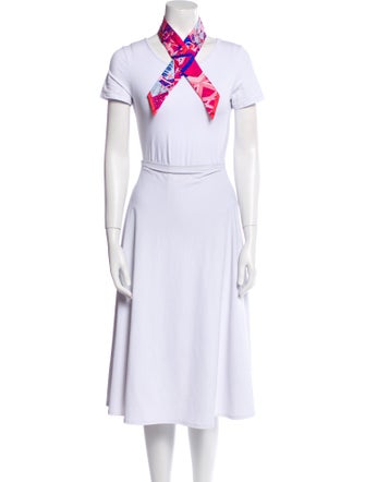 Hermès Le Nombre d'Or Silk Twilly Scarf