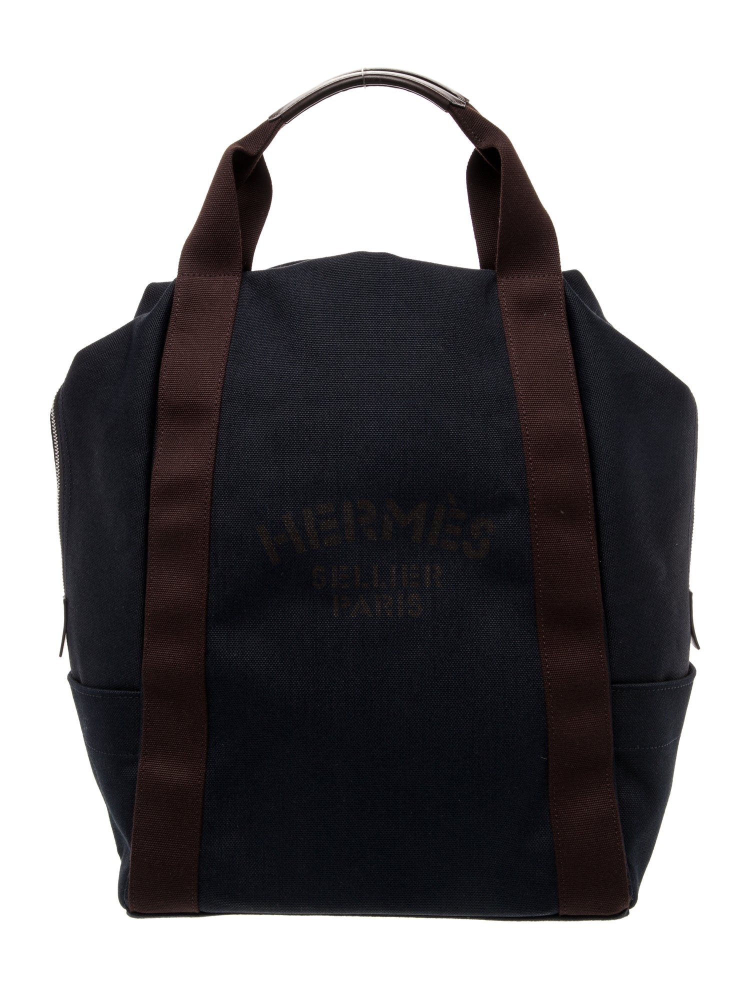 Hermès Toile Groom School Backpack