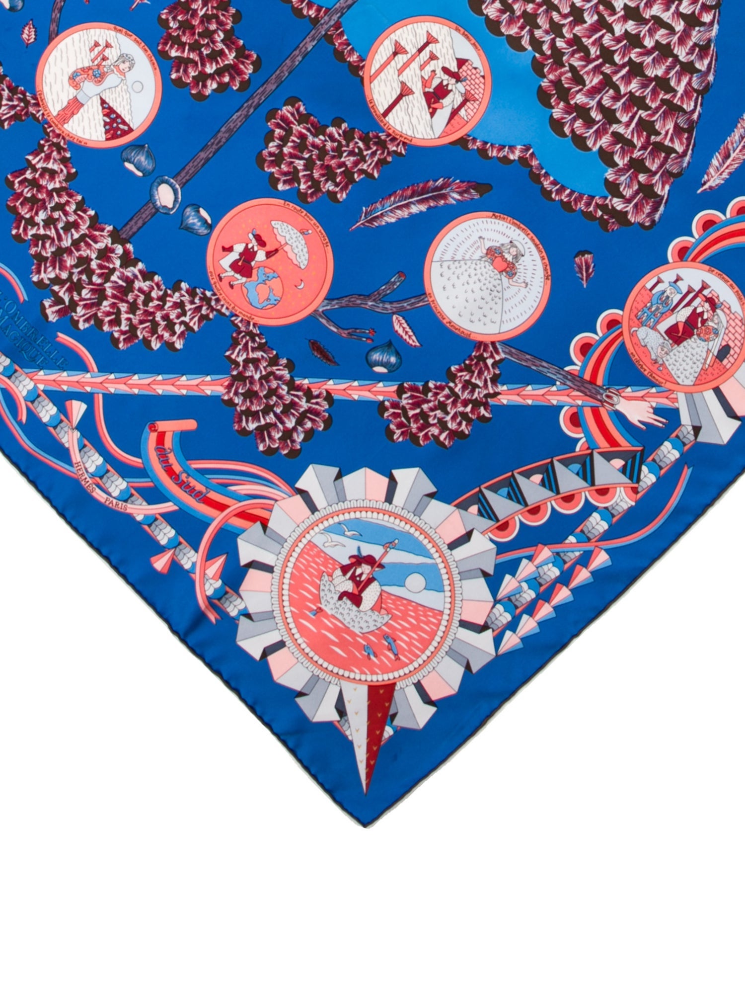 Hermès L' Ombrelle Magique Silk Scarf
