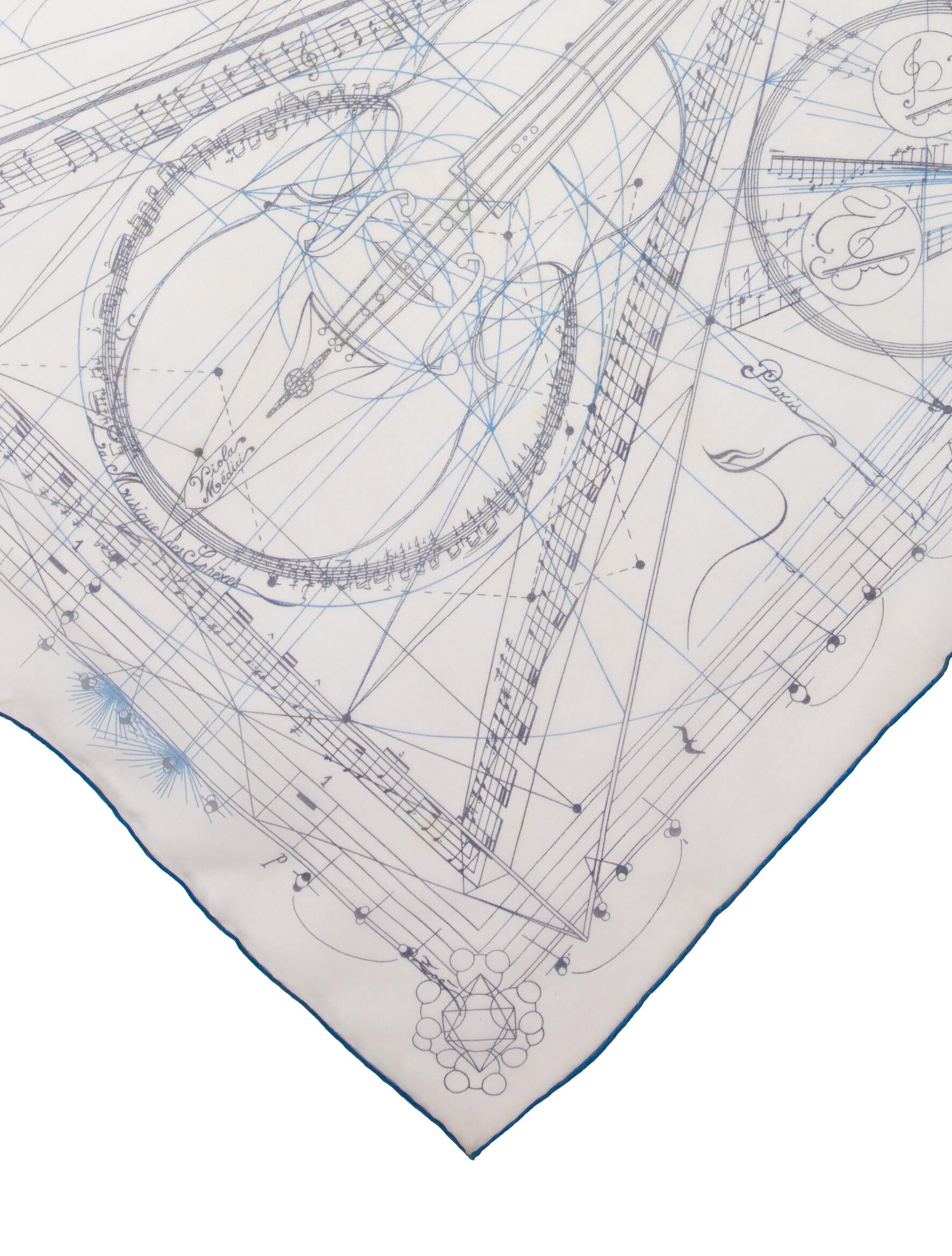 Hermès La Musique des Sphères Mousseline Silk Scarf