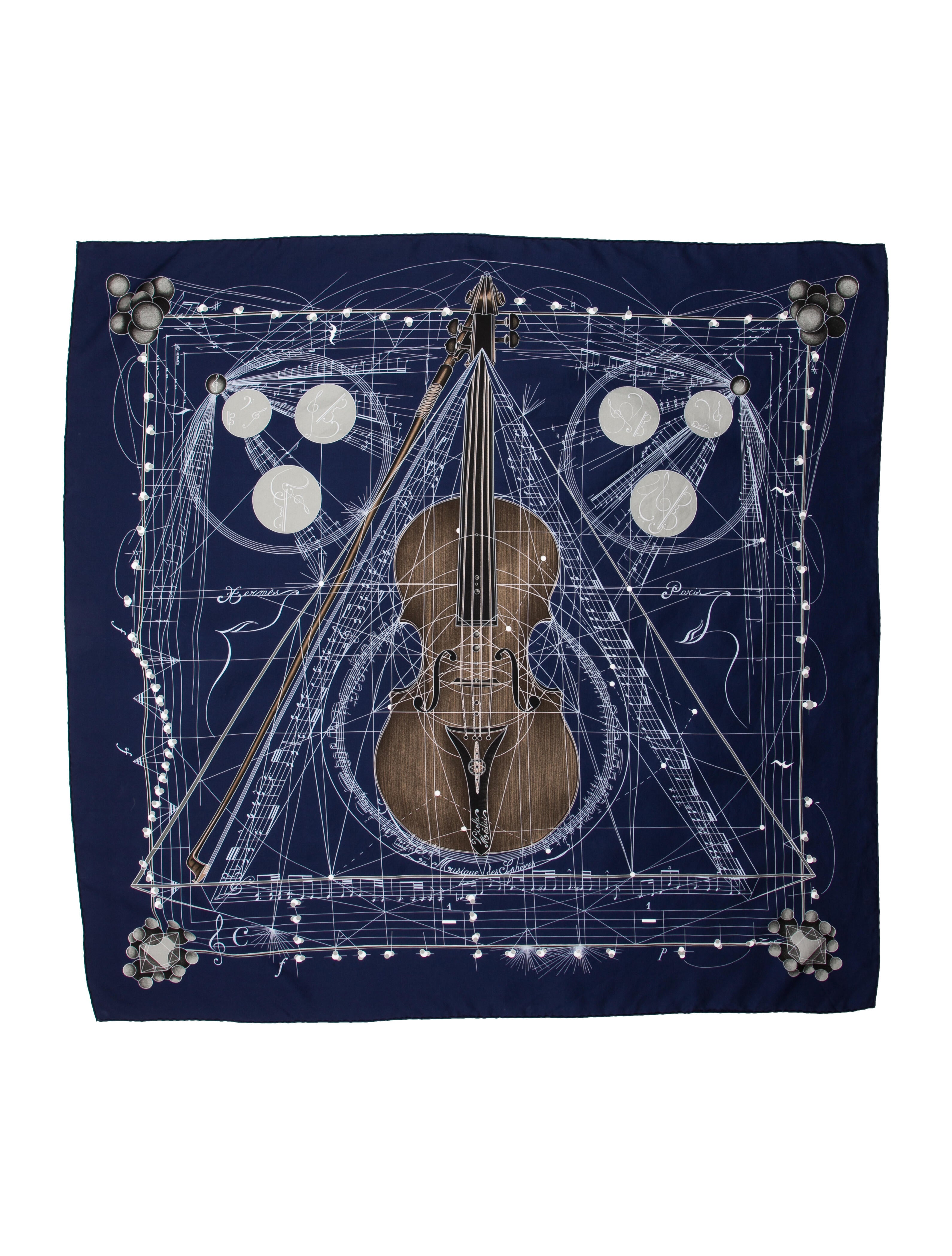 Hermès La Musique des Sphères Silk Scarf