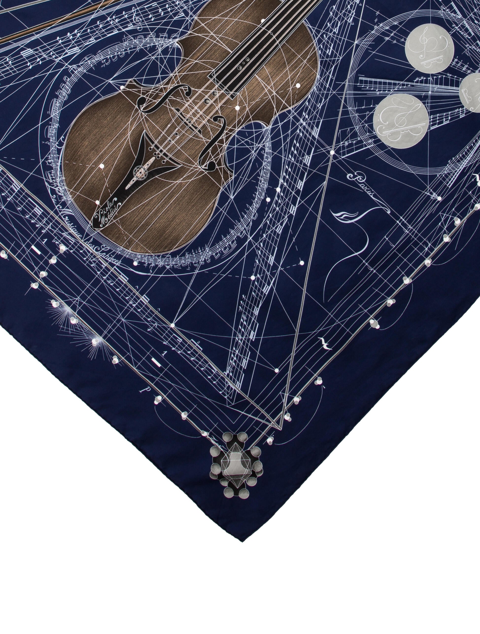 Hermès La Musique des Sphères Silk Scarf