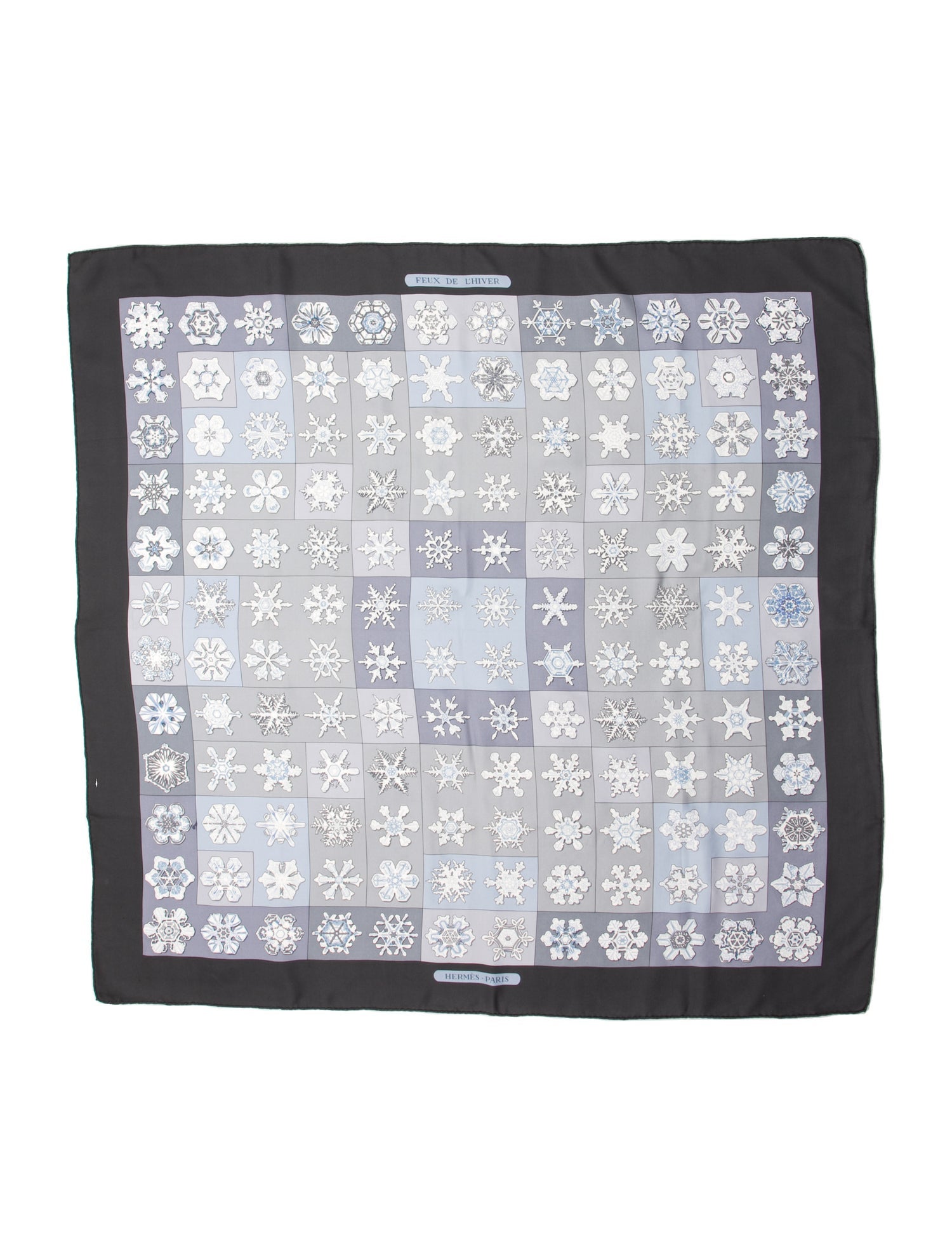 Hermès Feux De L'Hiver Silk Scarf