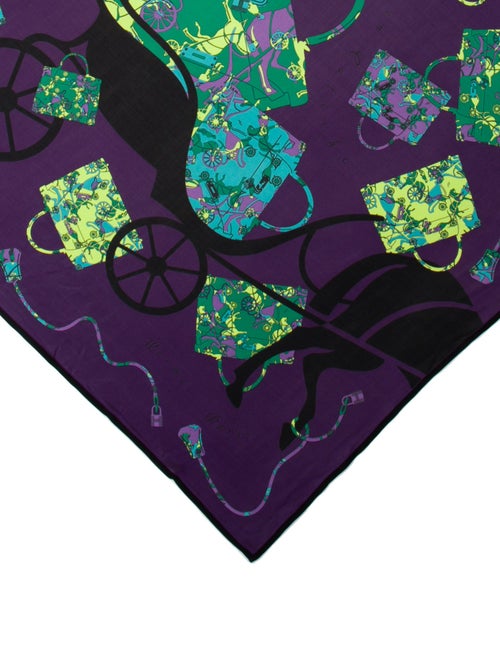 Hermès Kelly en Caleche Jersey Silk Scarf
