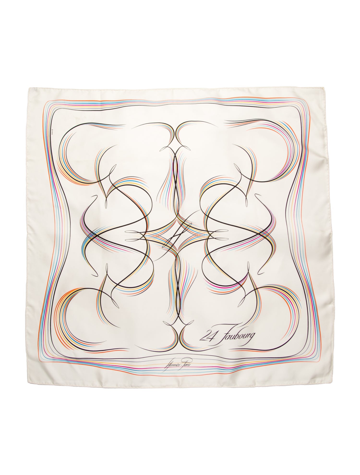 Hermès 24 Faubourg Silk Scarf