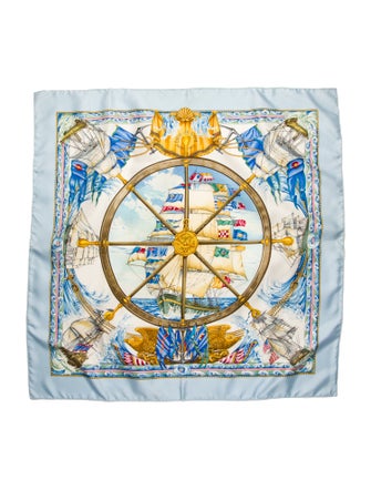 Hermès Vive Le Vent Silk Scarf