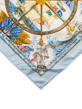 Hermès Vive Le Vent Silk Scarf