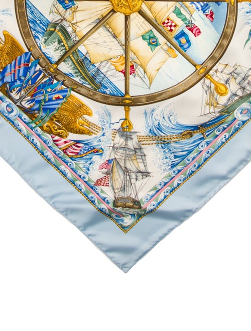 Hermès Vive Le Vent Silk Scarf