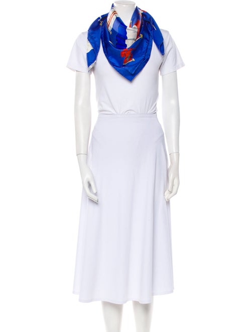 Hermès Pavois Silk Scarf