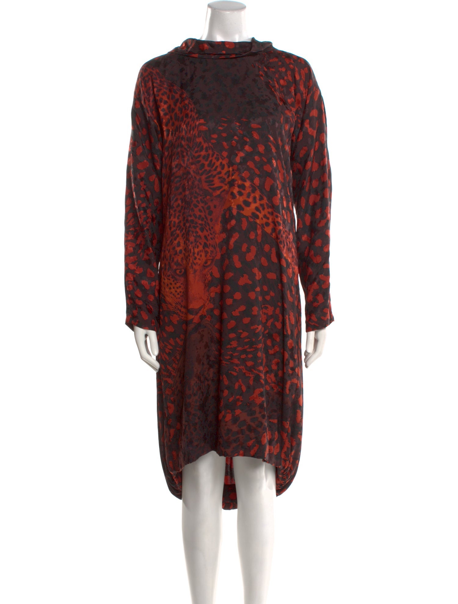 Hermès Silk Knee-Length Dress