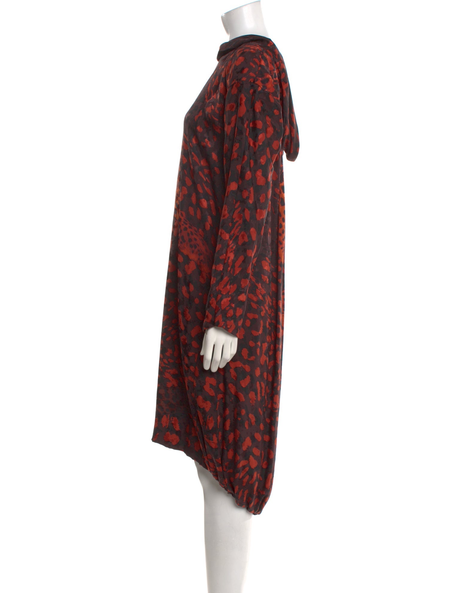 Hermès Silk Knee-Length Dress