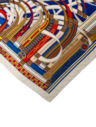 Hermès Voltes Et Pirouettes Cashmere Shawl