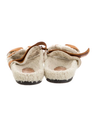 Hermès Suede Slides