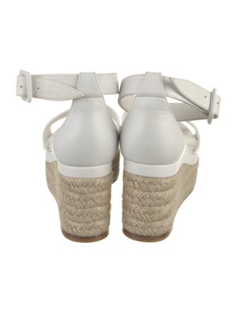 Hermès Elda Leather Espadrilles