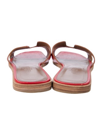 Hermès Oran Leather Slides