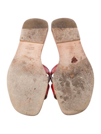 Hermès Oran Leather Slides