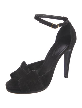 Hermès Premiere H Logo Sandals