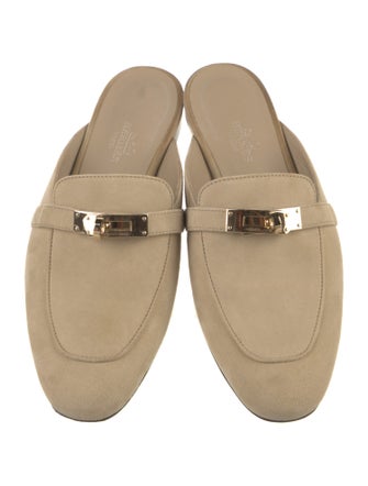 Hermès Oz Suede Mules