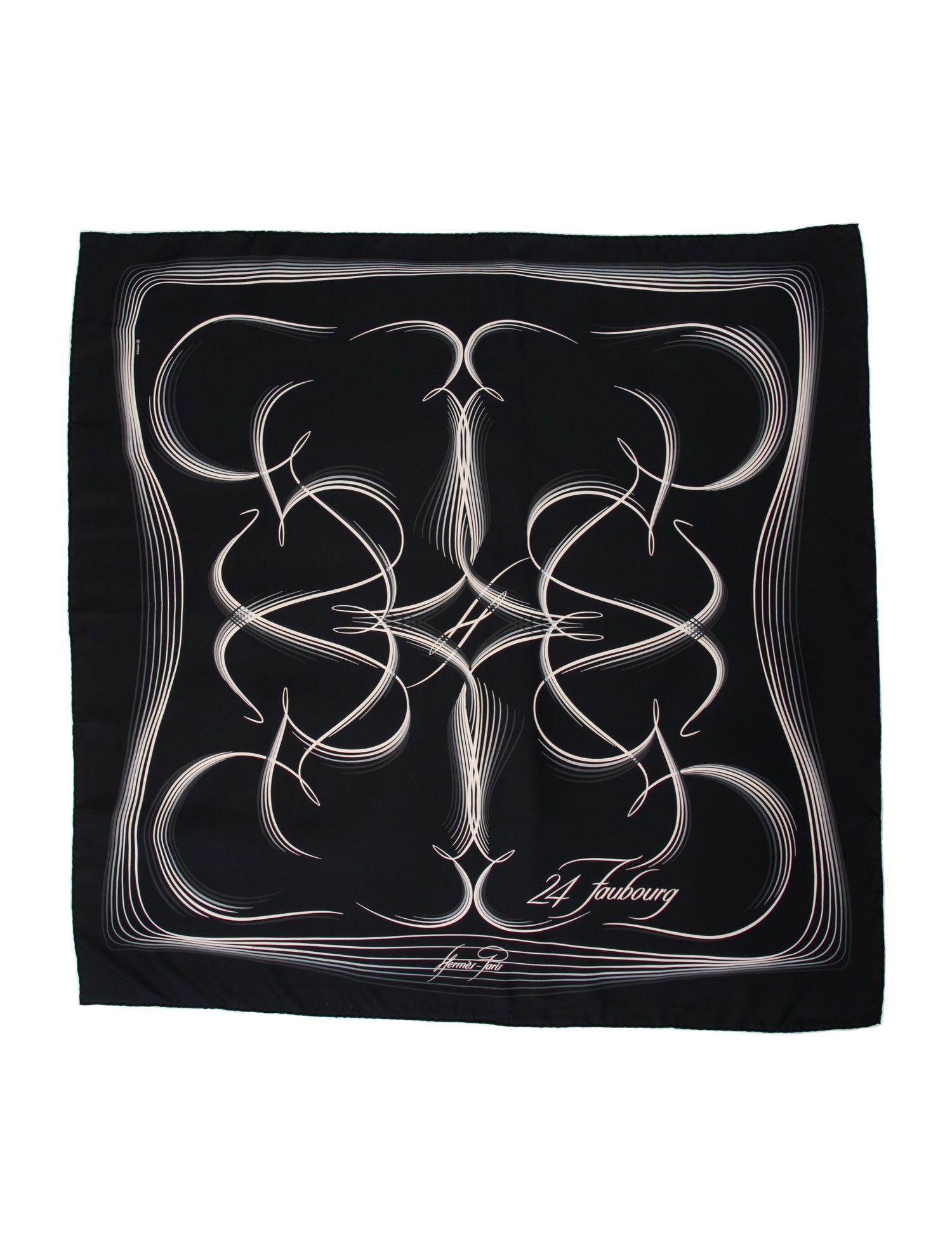 Hermès 24 Faubourg Silk Scarf