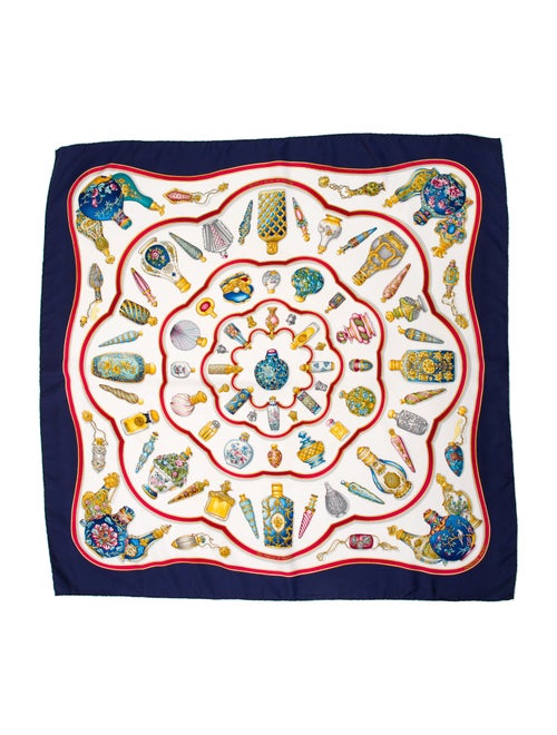 Hermès Qu'importe Le Flacon Silk Scarf