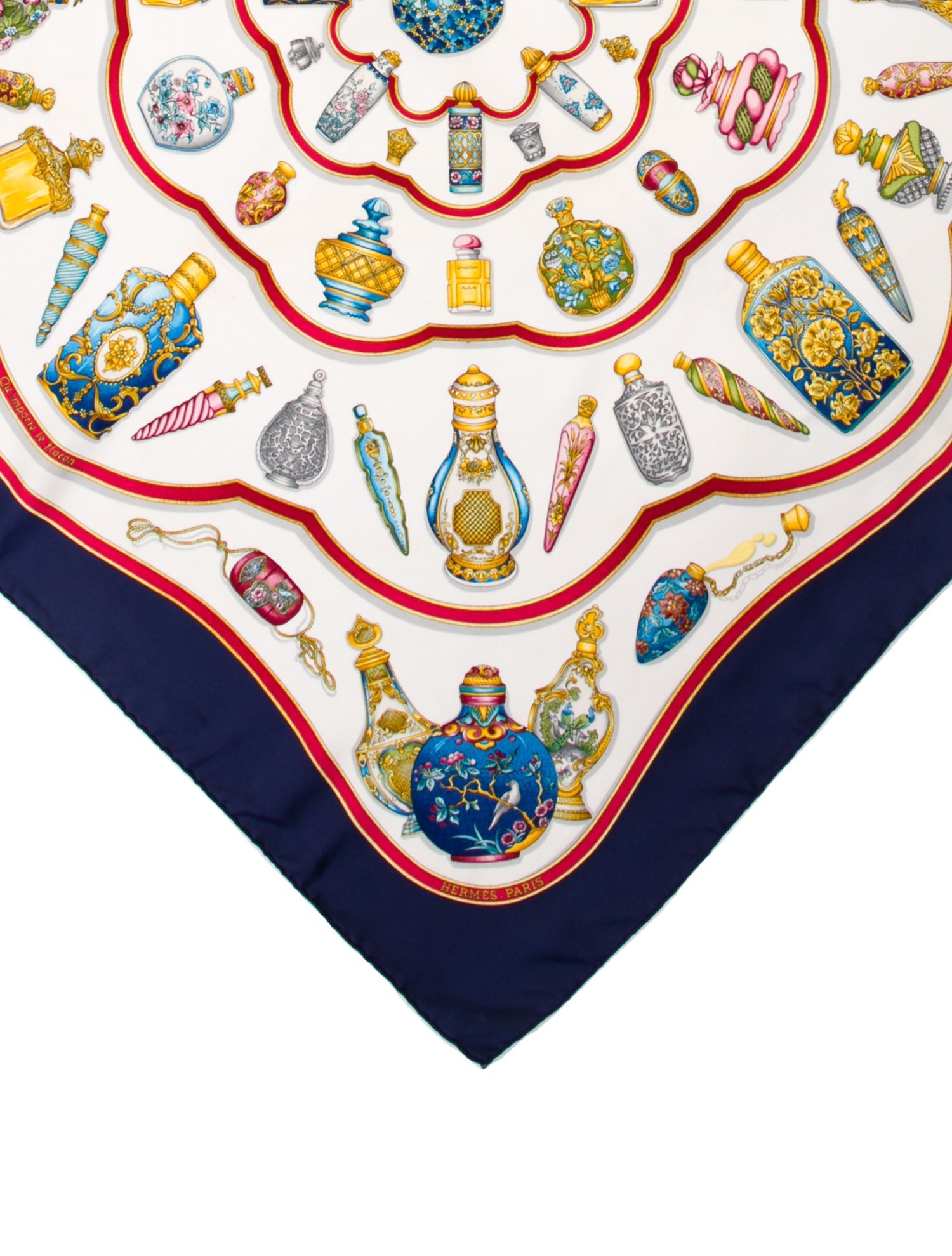 Hermès Qu'importe Le Flacon Silk Scarf