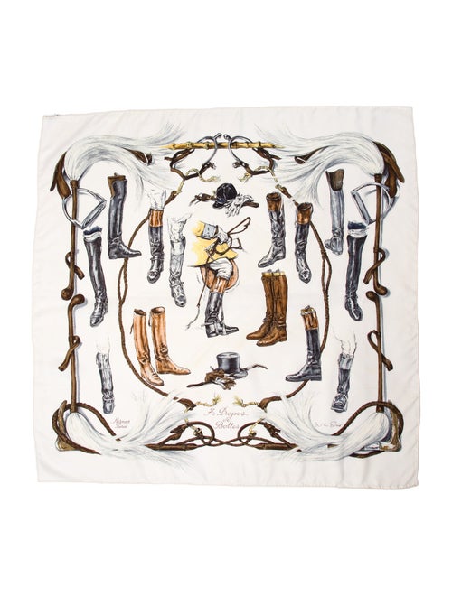Hermès A Propos de Bottes Silk Scarf