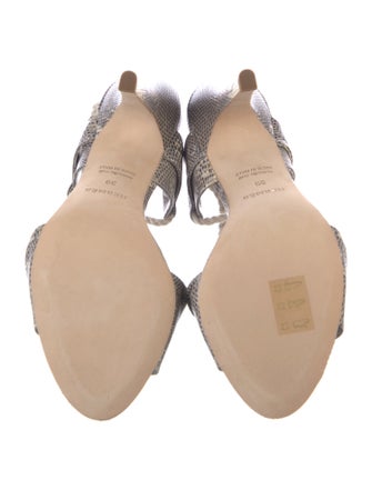 Hermès Lizard Animal Print Sandals