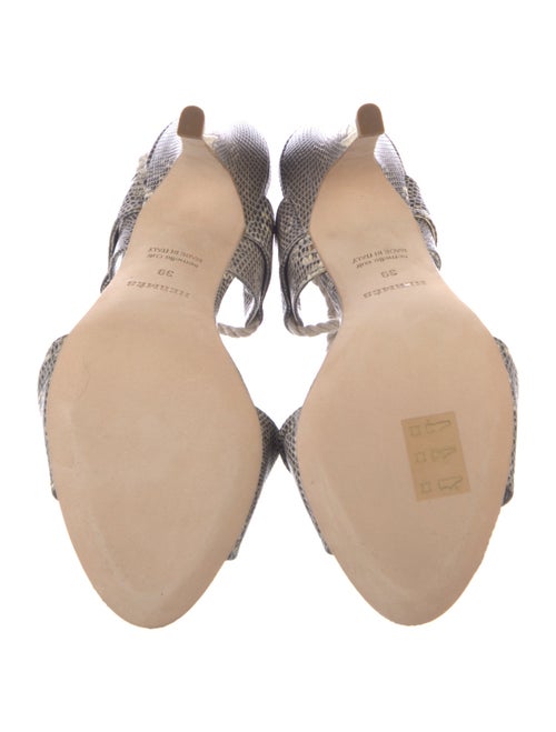 Hermès Lizard Animal Print Sandals