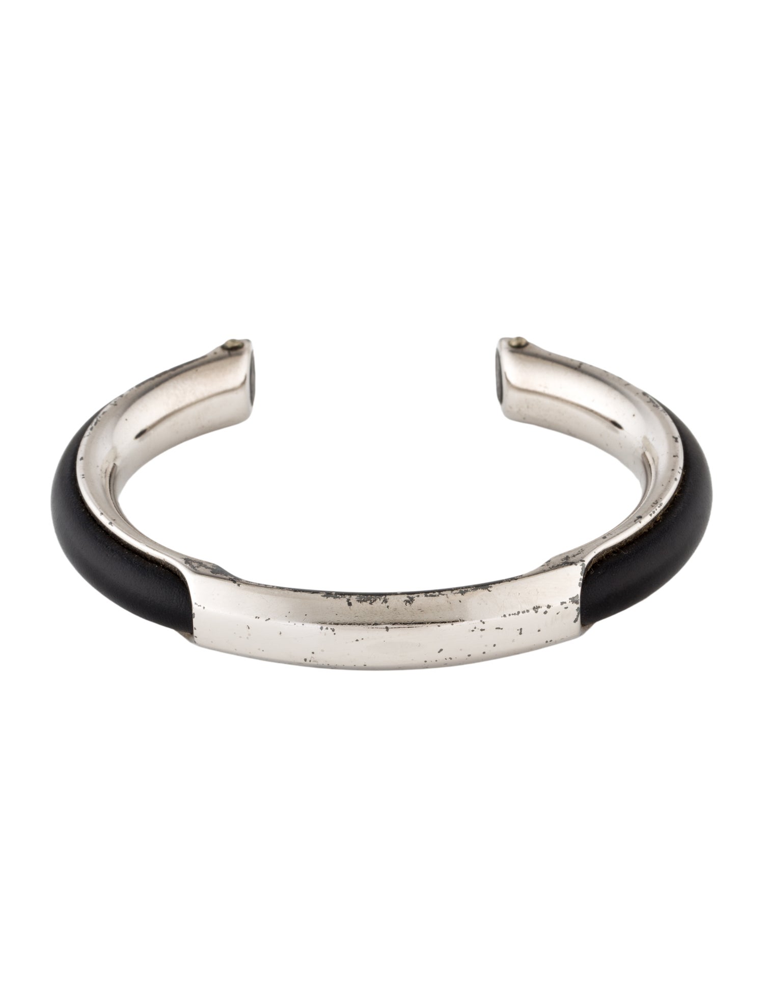 Hermès Leather Kyoto Cuff Bracelet