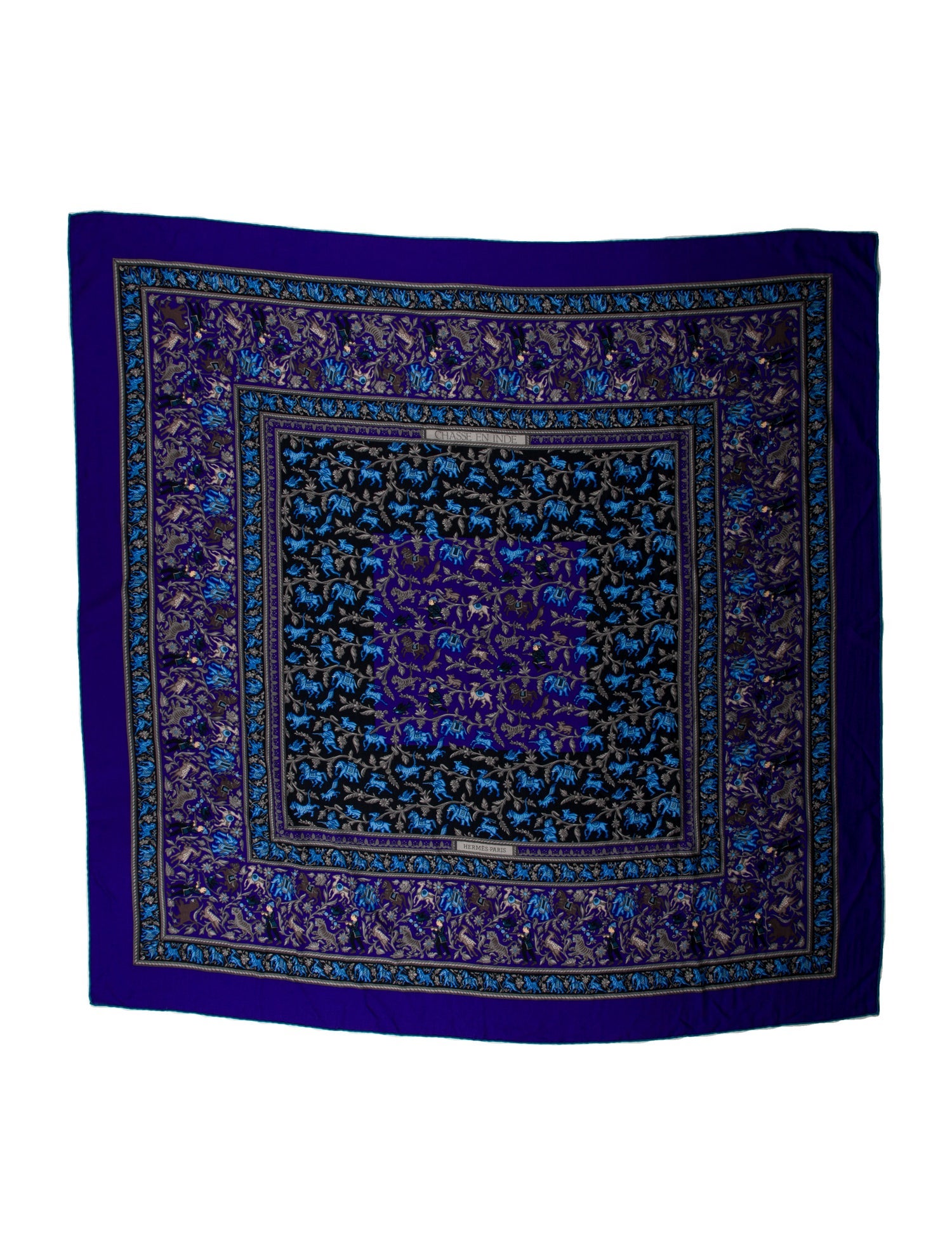 Hermès Chasse En Inde Cashmere Shawl