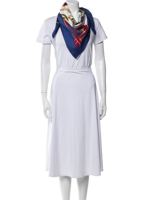 Hermès Frontaux et Cocardes Silk Scarf