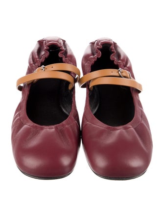 Hermès Jolly Calfskin Mary Jane Flats