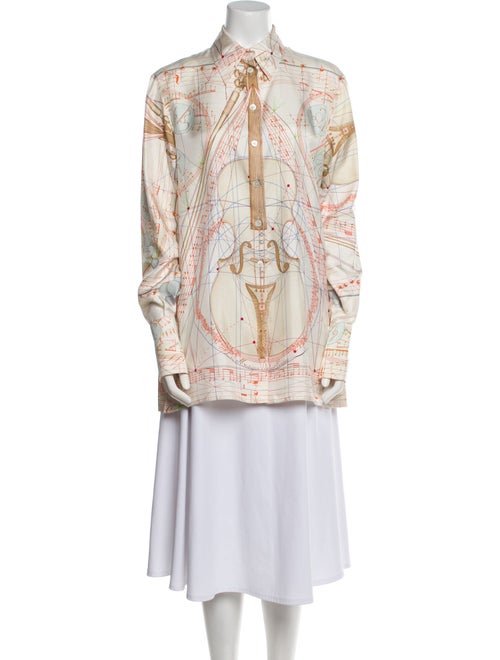 Hermès Silk Paisley Print Tunic