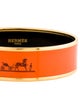 Hermès Caléche Wide Enamel Bangle Bracelet