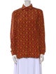 Hermès Silk Printed Blouse