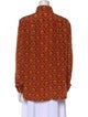Hermès Silk Printed Blouse
