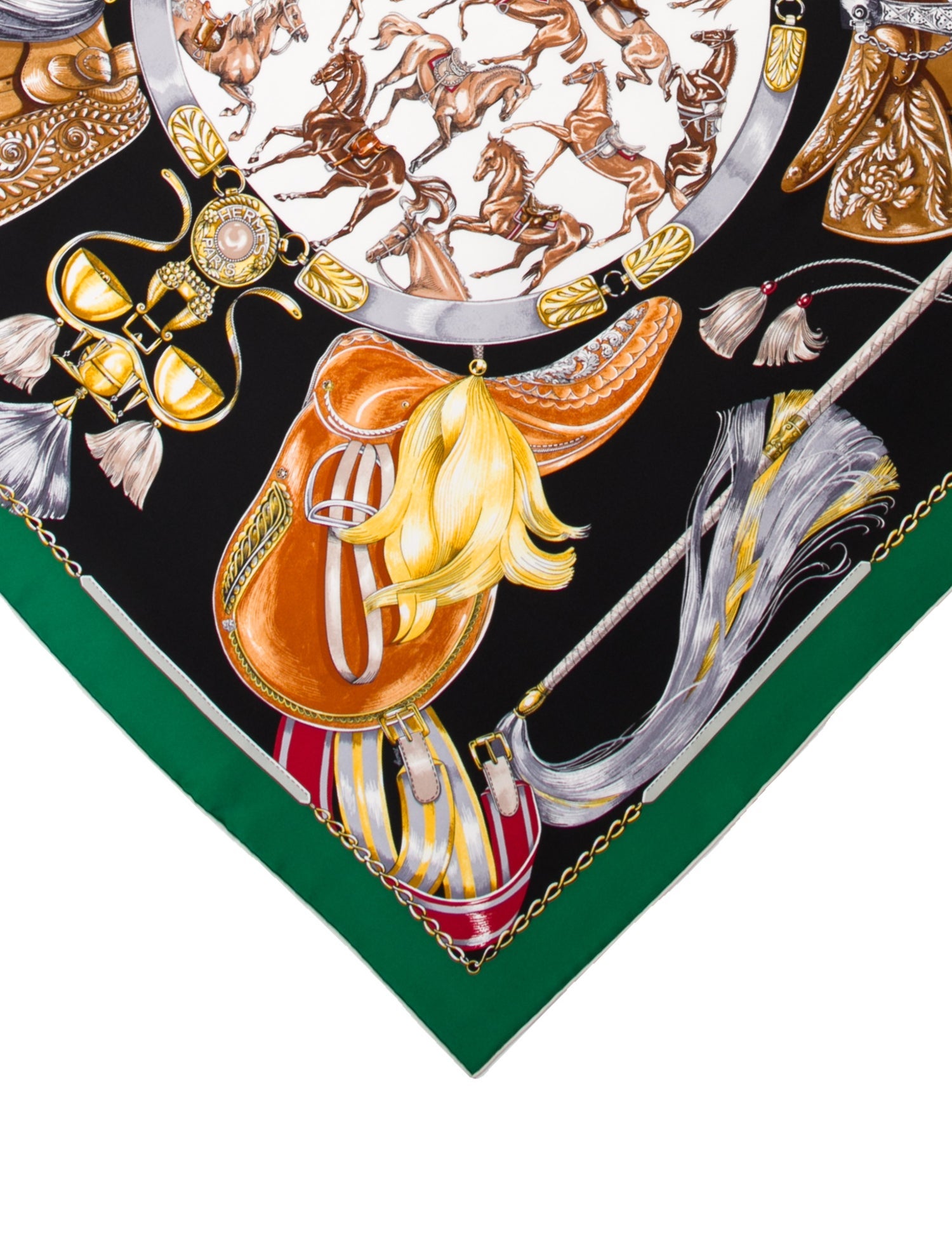 Hermès Cavalcades Silk Scarf