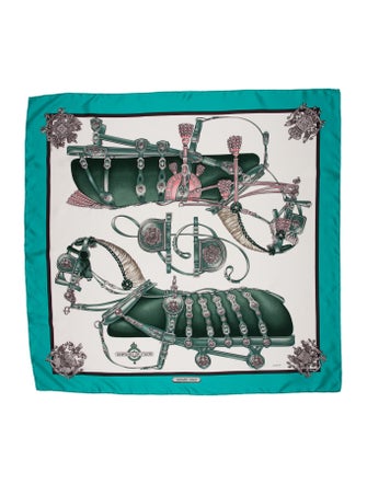 Hermès Harnais de Cour Silk Scarf
