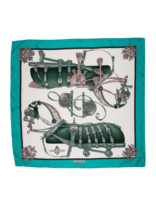 Hermès Harnais de Cour Silk Scarf
