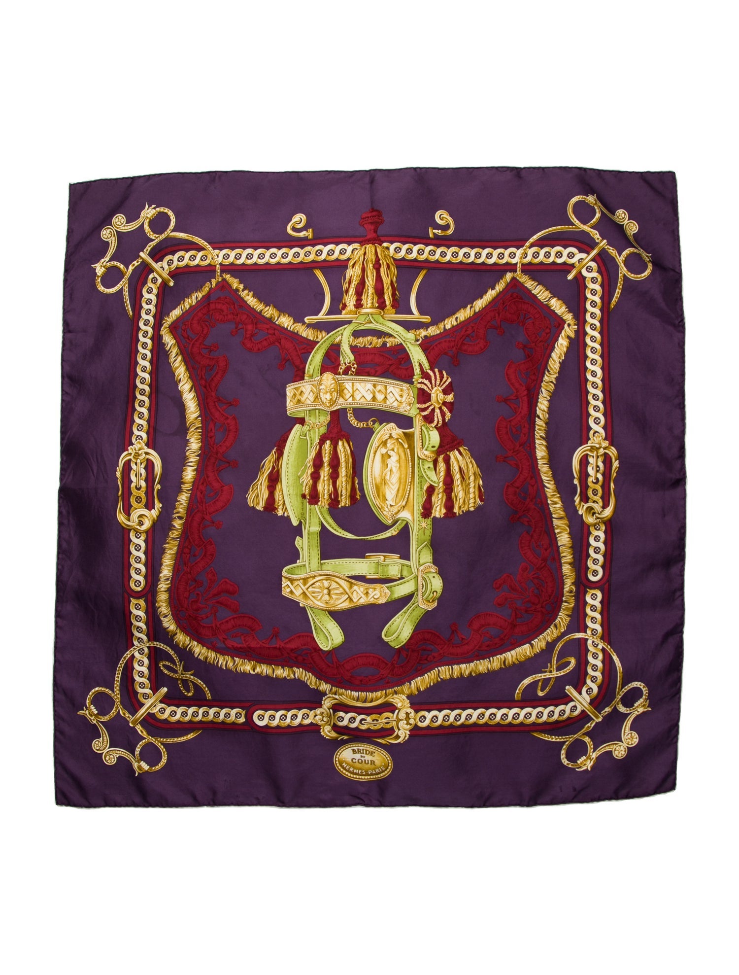 Hermès Bride de Cour Silk Scarf