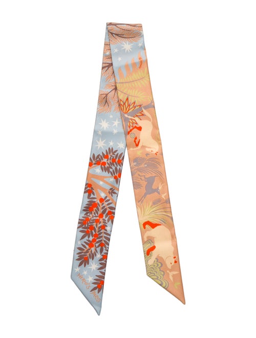 Hermès Le Charme d'Orphee Silk Twilly Scarf