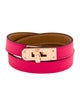 Hermès Leather Kelly Double Tour Wrap Bracelet