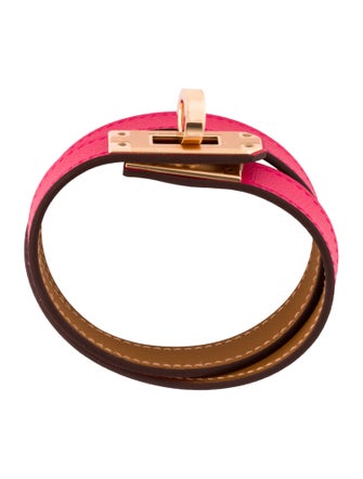 Hermès Leather Kelly Double Tour Wrap Bracelet