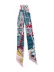 Hermès De l'Ombrelle aux Duels Silk Twilly Scarf