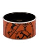 Hermès Extra Wide Enamel Bangle Bracelet