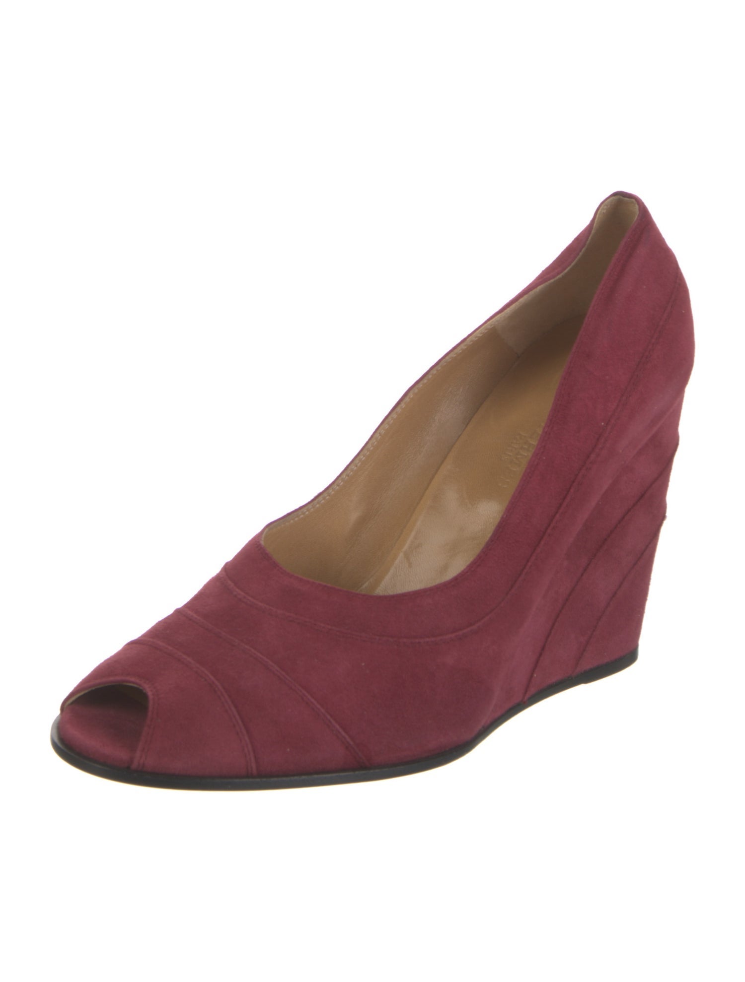 Hermès Vintage Suede Slingback Sandals