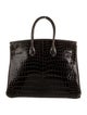 Hermès Shiny Porosus Crocodile Birkin 35