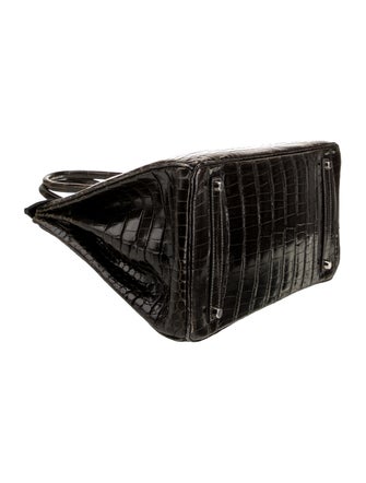 Hermès Shiny Porosus Crocodile Birkin 35