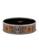 Hermès Wide Enamel Bangle Bracelet